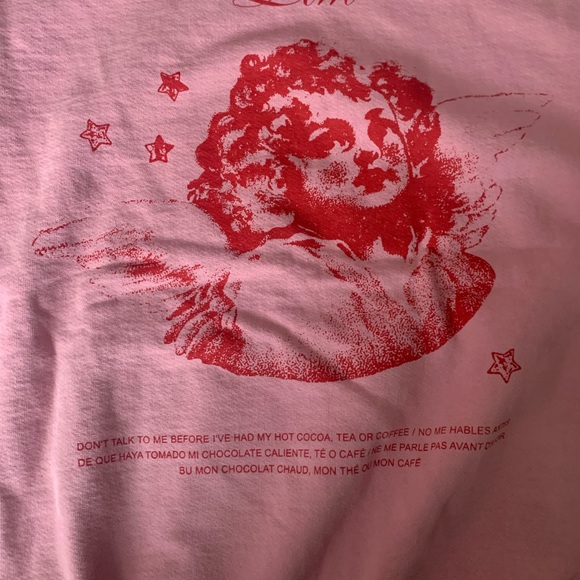 Lights Label pink “Muy Cozy” sweatshirt and sweatpants set. XL - Picture 6 of 7